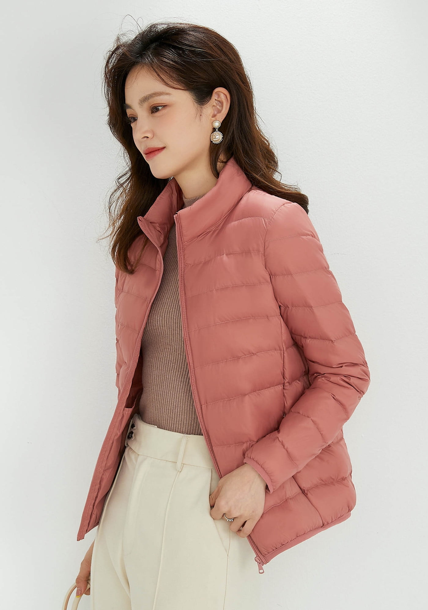 ジャケット・アウター OVY Stand Collar Padded Coat S OVY Stand Collar Padded Coat size L