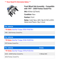thumbnail image 2 of Front Wheel Hub Assembly - Compatible with 1997 - 2008 Pontiac Grand Prix 1998 1999 2000 2001 2002 2003 2004 2005 2006 2007, 2 of 2