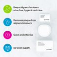 thumbnail image 2 of INVISALIGN Cleaning Crystals for Clear Aligners and Retainers with Tub, (50 Packets), 2 of 7
