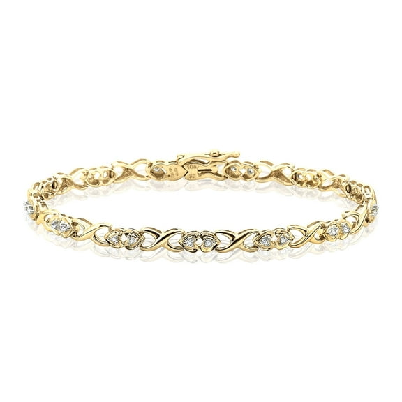 Katarina Tennis Bracelet in 10K Gold