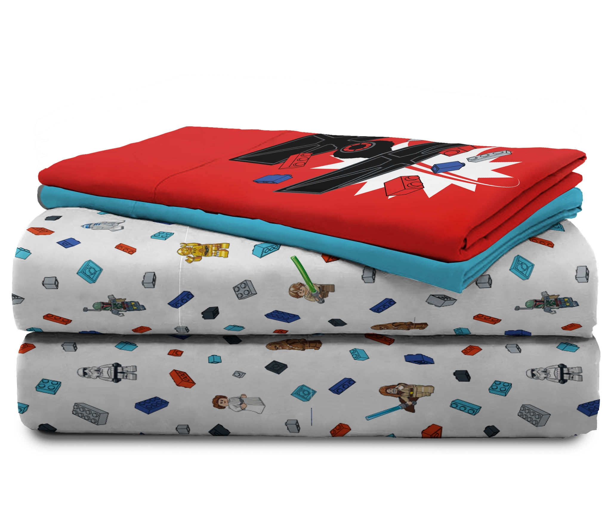 LEGO® Star Wars Kids 4 Piece Multicolor Bedding Sheet Set, Full Size