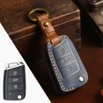 thumbnail image 1 of Car Key Fob Cover Case Protector For Volkswagen Magotan Lavida Car Key Fob Cover Flip Style Leather Case, 1 of 24