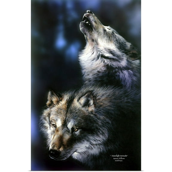 Great BIG Canvas | "Moonlight Serenade" Art Print - 16x24