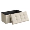 thumbnail image 1 of SONGMICS HOME Collection - 30 Inches Folding Storage Ottoman Bench, Ottoman Foot Rest, End of Bed Bench, Storage Chest, 1 of 1