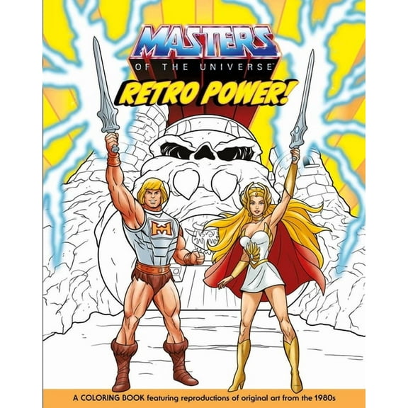 Masters of the Universe: Retro Power! Coloring Book (Paperback)
