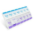 thumbnail image 1 of Ezy Dose AM/PM Push Button Pill Planner (XL), 1 of 10