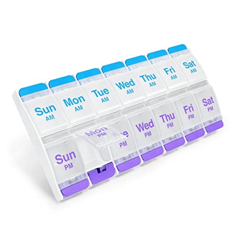 Ezy Dose AM/PM Push Button Pill Planner (XL)