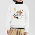 thumbnail image 5 of Tiijoy Boys Graphic Sweatshirt Rocket Print Crew Neck Pullover, Sizes 12-18M, 5 of 5