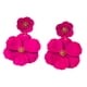 thumbnail image 5 of Pendientes colgantes de flores Pendientes colgantes Mate Bohemio Chic Pendientes de metal Pendientes de pétalos florales para compromiso Mujeres Niñas, 5 of 8