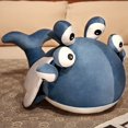 thumbnail image 1 of Creative Six Eyes Flying Fish Plush Doll Kawaii Funny Monster Sea Animal Soft Blue Whale Pillow Stuffed Toys Kids Birthday GiftsWhimsy40 cm Deng Xun unisex, 1 of 2