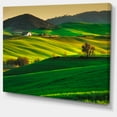 thumbnail image 2 of Arbres et Fermes Près de Volterra - Art sur Toile Paysage Extra Large, 2 of 3
