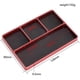 thumbnail image 4 of Four-Grid Simple Screw Disk Storage Box Metal Nut Screw Tray,Black, 4 of 5