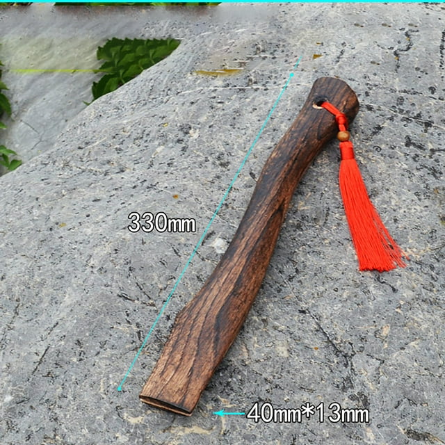 Dvkptbk Axe Handle Wooden Axe Handle Spare Axe Handle Red Rope Luck Axe Handle Kitchen Gadgets