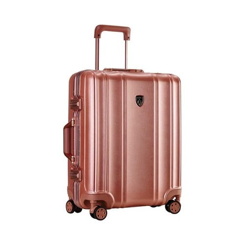 Travelers Club 20" rolling carryon suitcase w/ lightweight aluminum