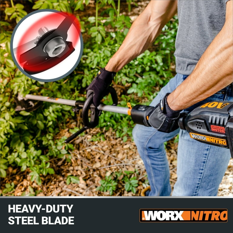Worx Nitro 40V String Trimmer Universal Brush Cutter Attachment