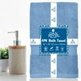 thumbnail image 3 of Dan River Bath Towel 6 pack 24x48 in Ultra Soft Quick Drying Cotton Towel - Medium Blue, 3 of 9