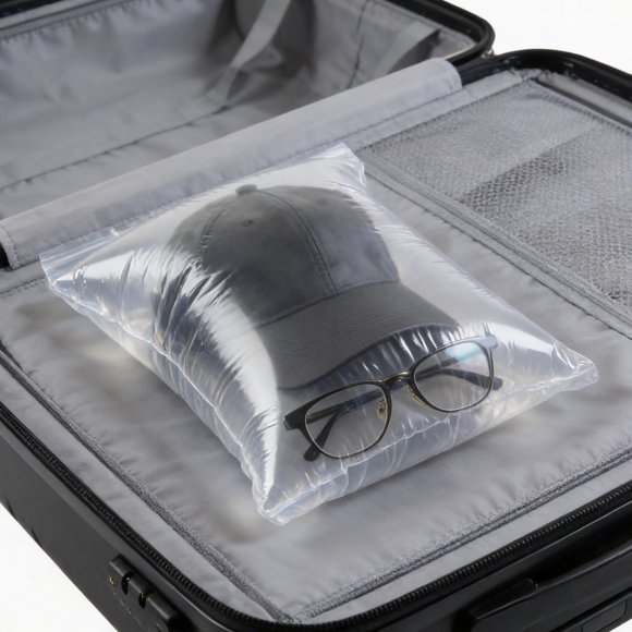 SHOWERORO 50Ud Bolsas Inflables Transparentes Para Embalaje De Gorras Con Protección Humedad