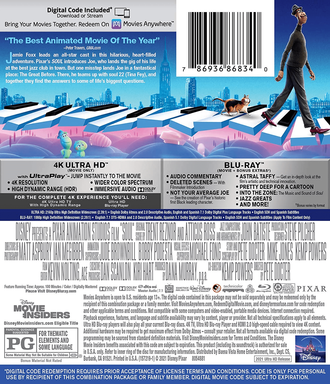 New Release: Soul (4K Ultra HD + Blu-ray + Digital Code) by New Release: Soul (4K Ultra HD + Blu-ray + Digital Code) by