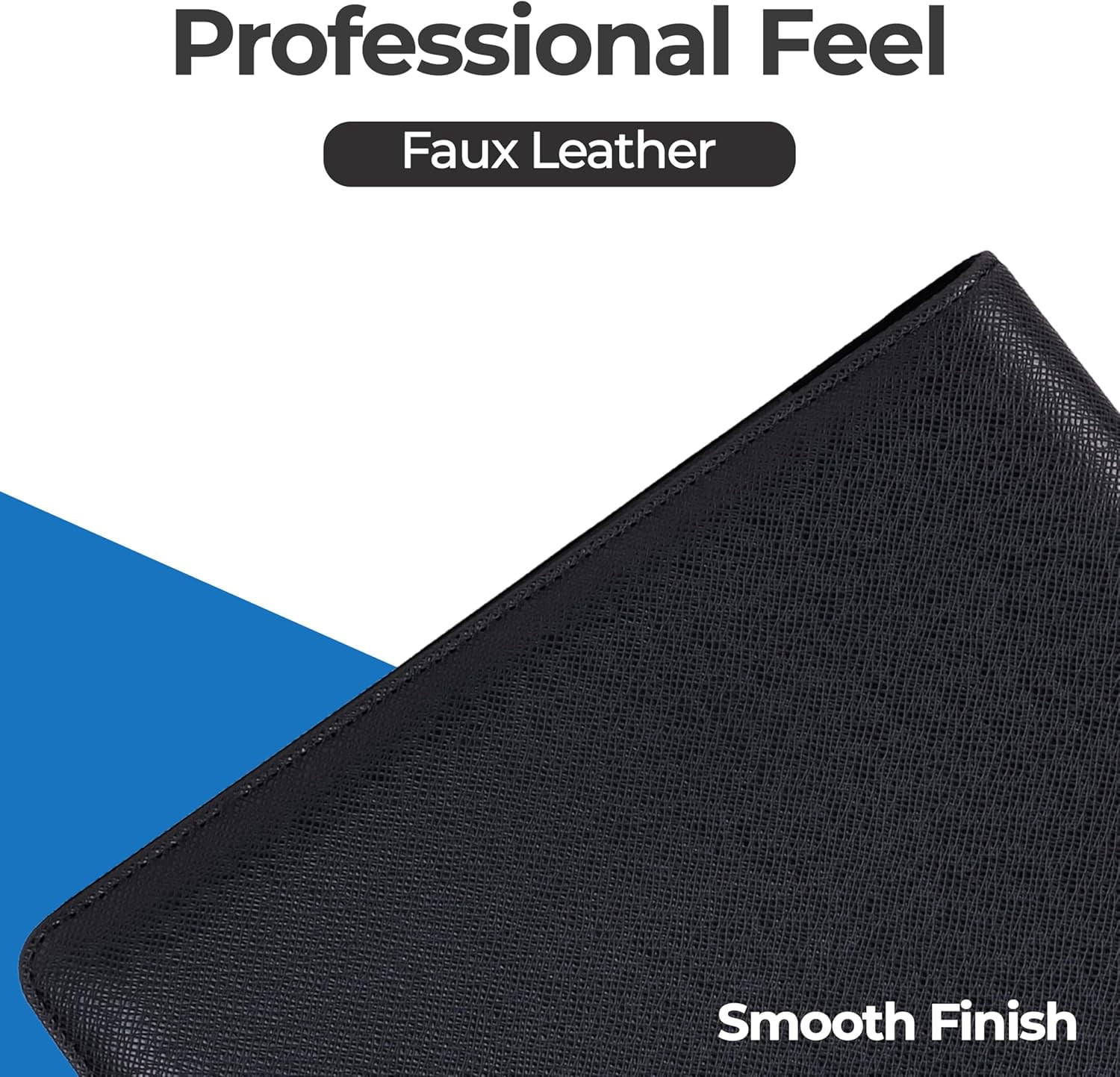 Case it The Premier PADFOLIO Case-it Business Meeting Padfolio | Professional Portfolio with Letter Size Writing Pad/PAD-14-BLK