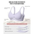 thumbnail image 3 of USEASY Seamless Push Up Bras for Women No Underwire Scalloped Full Coverage Everyday Bra, 3 of 6