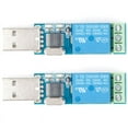 thumbnail image 1 of 2X Módulo de Relé USB Interruptor de Control Inteligente USB Interruptor USB para Convertidor Electrónico Tipo LCUS-1, 1 of 5