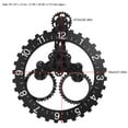 thumbnail image 2 of Gear Clock, Durable Delicate 3D Modern Large  Clock, Elegant For Office Bedroom Home Decoration, 2 of 8