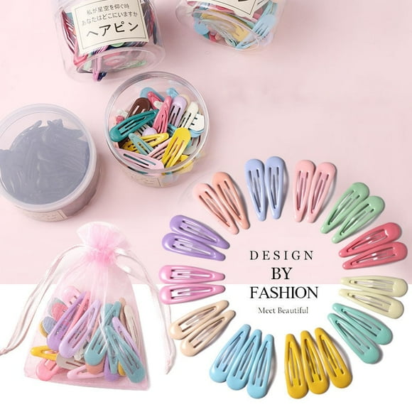 10/20/30/40 Nouvelles Pinces à Cheveux en Forme de Goutte d'Eau Colorées Mignonnes pour Femmes Filles Barrettes Accessoires de Mode