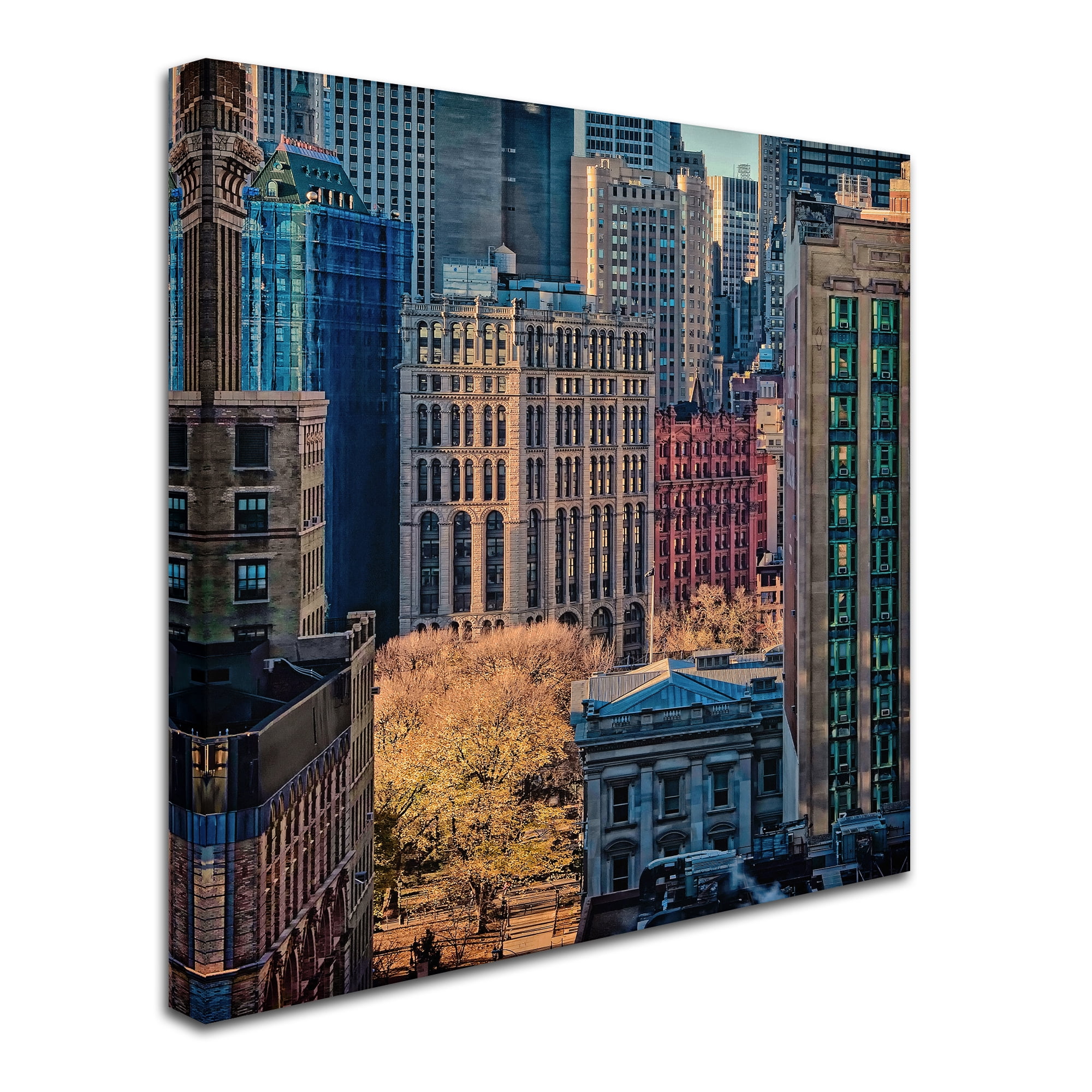 Trademark Fine Art 'City Life' Canvas Art by Liyun Yu