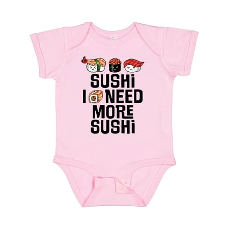 

Inktastic Funny Sushi Lover Boys or Girls Baby Bodysuit