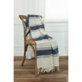 thumbnail image 3 of Rizzy Throw Handloomed Woven Navy/Natural 12"x10"x5", 3 of 5