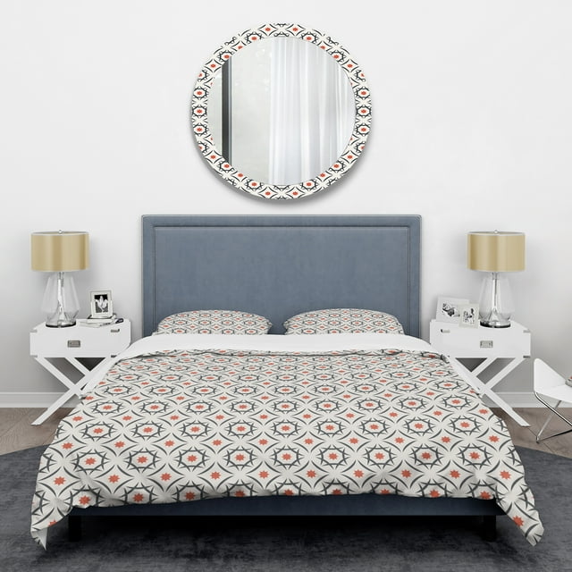 Designart « Design Rétro Abstrait V » Ensemble de Housse de Couette Mi-Siècle