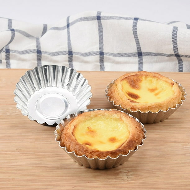 Moldes de Chocolate, 20 Moldes de Aluminio para Cupcakes, 20 Capacillos de Papel de Aluminio para Hornear, Moldes para Pasteles, Galletas y Gelatina, Herramienta Resistente Al Calor para Cupcakes, Ta