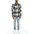 thumbnail image 4 of Woodridge Flannel Co Mens Flannel Shirts Shackets Casual Button Down Long Sleeve Jackets with Pocket, 4 of 5