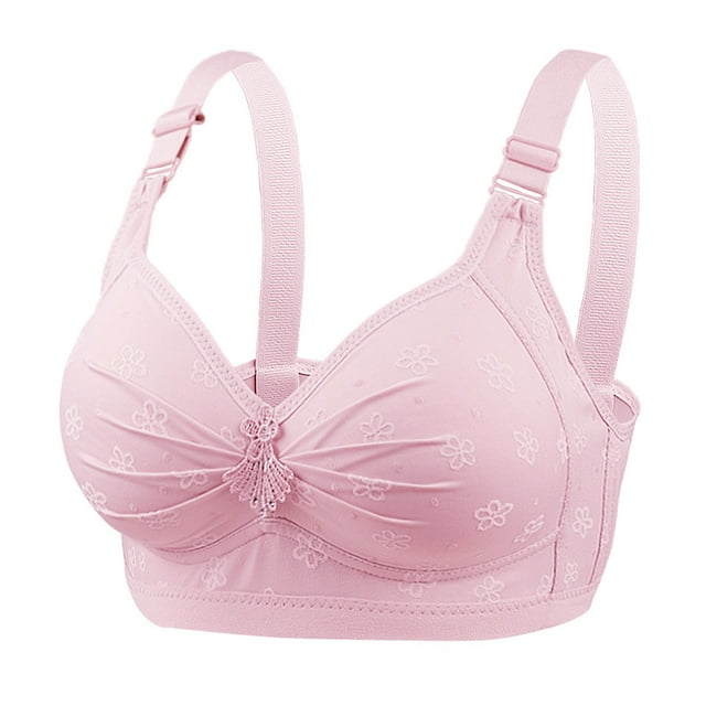 Bras for Women Woman Oversized Wireless Bra Front Button Push Up Underwear Bra