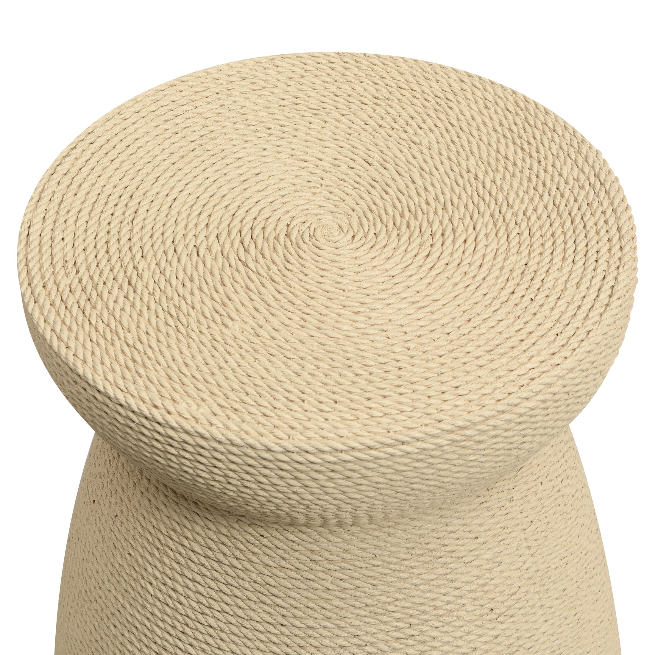 Christopher Knight Home 16.73" Simulated Rattan Hourglass Side Table for Indoor Outdoor Use, Natural