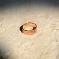 thumbnail image 2 of 8mm Solid Copper Hammered Ring Size 7 Ring for Women, 2 of 2