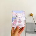thumbnail image 1 of KUIZAP Little Bear Wallet Cartoon Women's Short Wallet Button 30% PU Card Bag(style D), 1 of 7