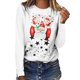 thumbnail image 1 of Puntoco Mujer Navidad top Casual Manga Larga O-cuello Sudadera Pullover Blusa Puntoco Puntoco-4765, 1 of 6