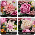 thumbnail image 6 of Pink Moon Flower Building Set, Rose Bouquet Botanical Collection Building Block Compatible with Lego Flowers for Home Wall Art Decor, Gifts for Girls Women(944PCS), 6 of 7