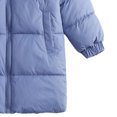 thumbnail image 4 of THDHVS Winter Coats for Girls,Toddler Unisex Thick Fleece Lined Puffer Jacket Hooded Full Zip Mid Length Winter Coat,Girls Hoodies Blue 2-3 Years, 4 of 5
