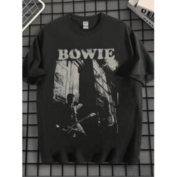 EWH Street, Hip-Hop, BOWIE Pattern, Men's T-Shirt, Rock , T-Shirt