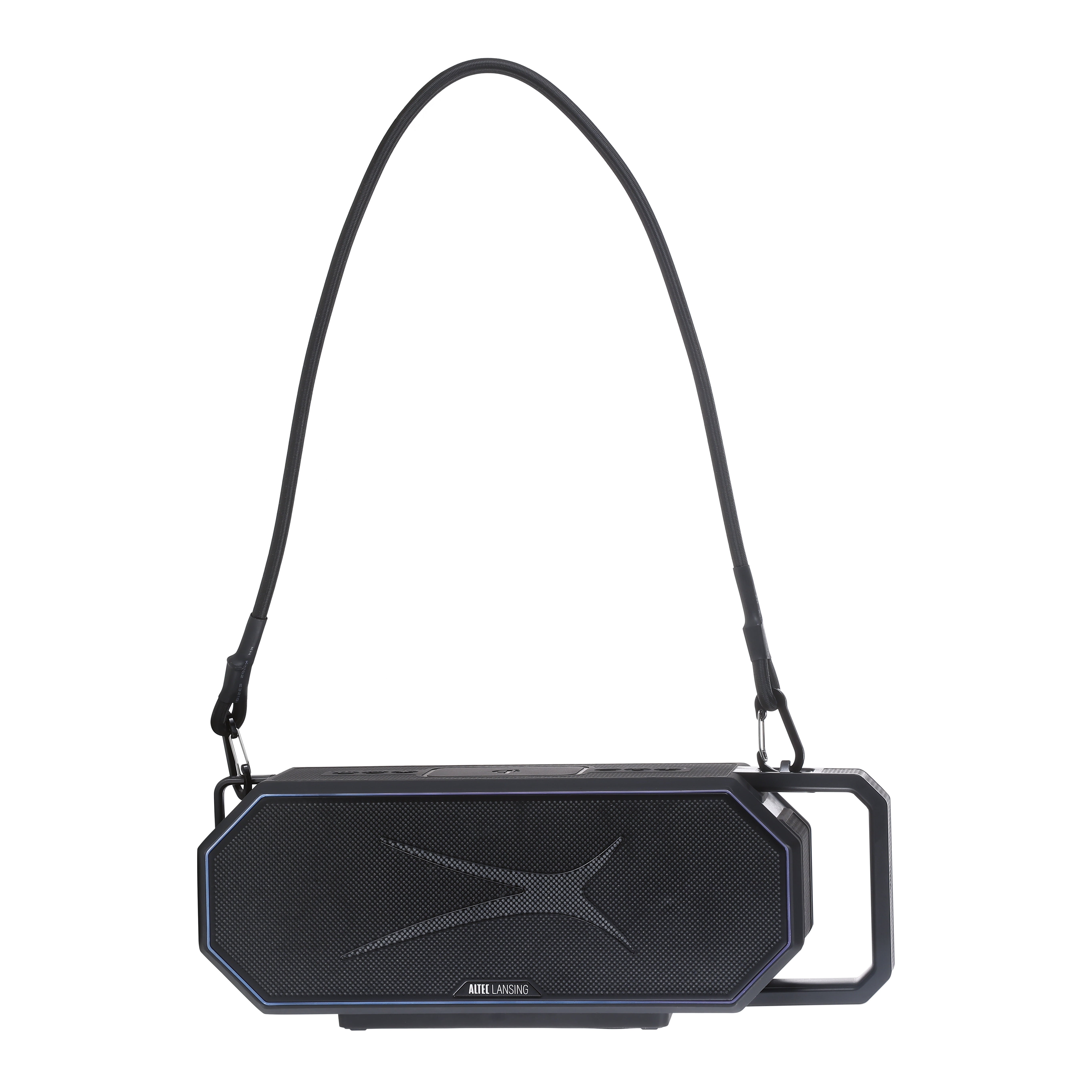Altec Lansing HydraShock 2.0 EverythingProof™ Bluetooth Speaker, 20H Playtime, HyperEdge LED, Qi Wireless Charging, IP67 Waterproof, Party Sync, USB-C Fast Charge