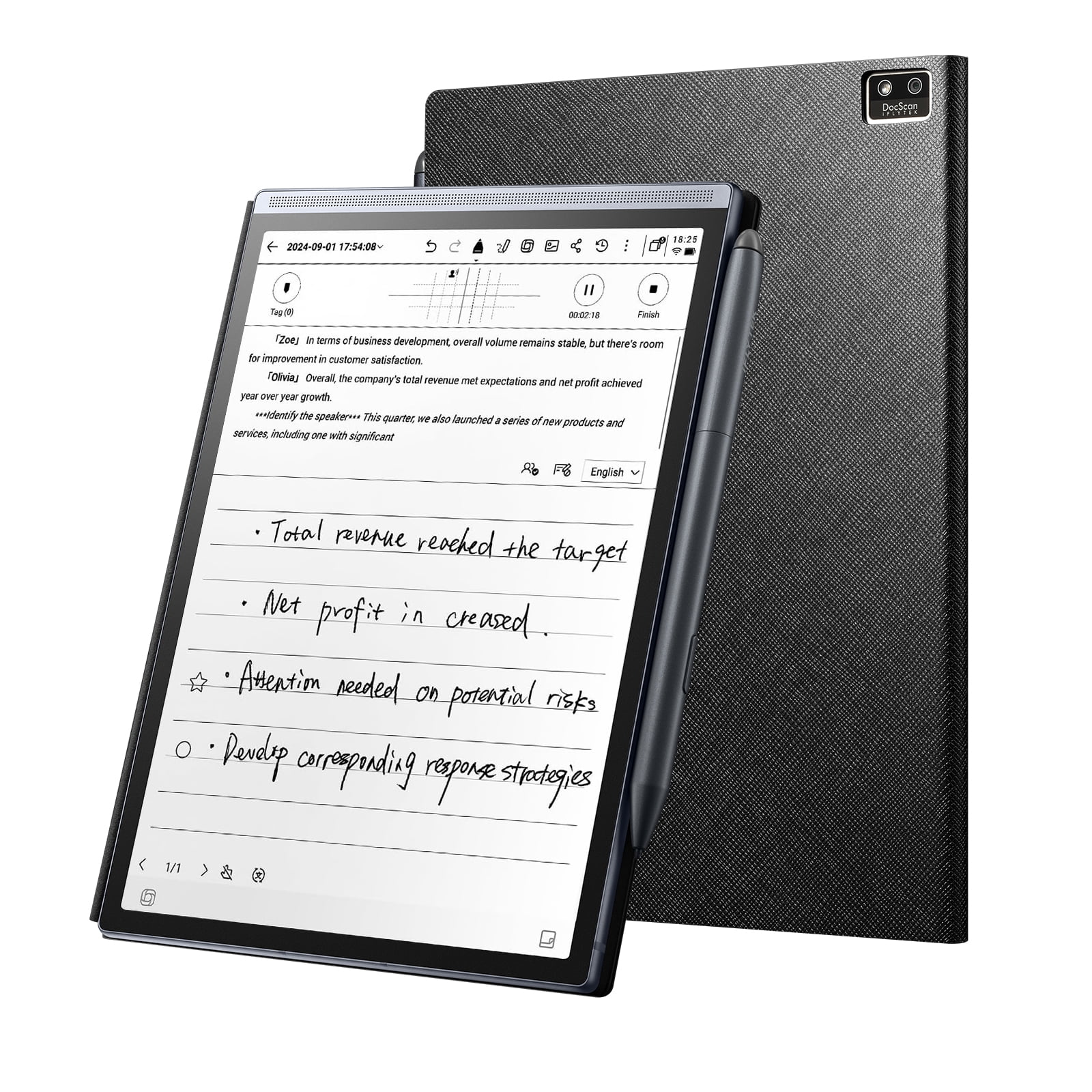 iFLYTEK AINOTE Air 2 8.2-inch AI Note-Taking Tablet With Pen
