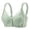 Green#74, variant on Front Closure Bras for Women Smooth Under Tops Weekend Styling Wirefree Bralette No Print Front Closure, Smooth Under Tops, Smooth Profile Beige 38