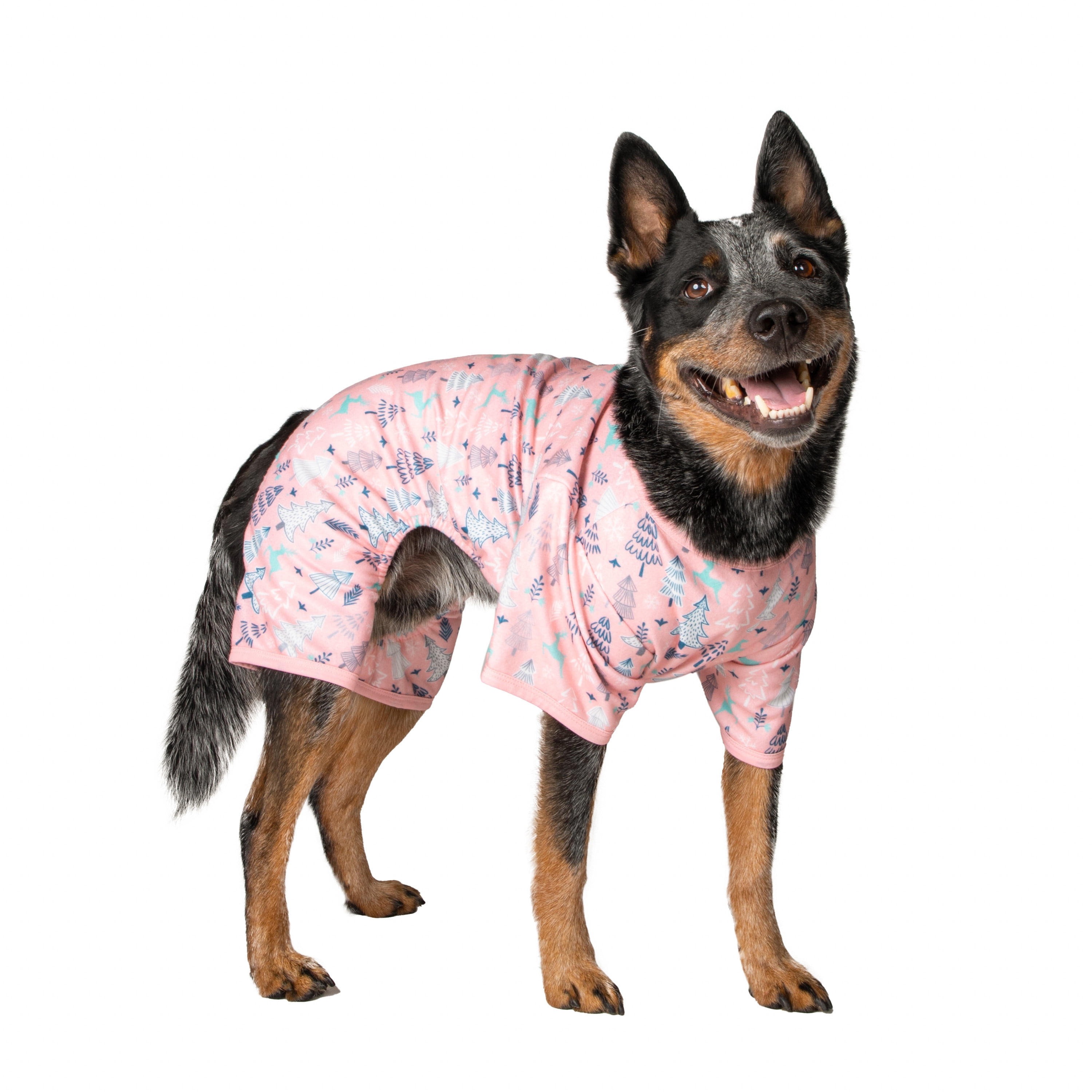 Vibrant Life, Dog Clothes, Novelty Print Pet Pajama, Pink, L