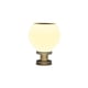 thumbnail image 1 of Luz de columna redonda de acero inoxidable, lámpara de poste alimentada por energía Solar, herramienta de iluminación de pilar de camino de Iluminación y accesorios Luz calida 20 centímetros Yuarrent HA072933-02, 1 of 1