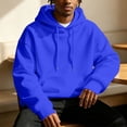 thumbnail image 6 of Venzia Men Oversized Hoodie Pullover Sweatshirt Long Sleeve Hooded Top with Kangaroo Pocket Casual Autumn Winter Wear,XXL, 6 of 8