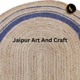 thumbnail image 5 of Jaipur Art And Craft Natural Jute Oval Area Rug Hand Braided Reversible Boho Décor Carpet Rug Size - (4x6 Sq Feet), (48x72 Inches), (120x180 CM), 5 of 5