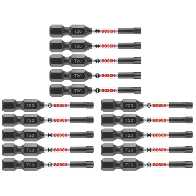 Brocas eléctricas para atornillar BOSCH ITT20215 Torx #20, paquete de 15
