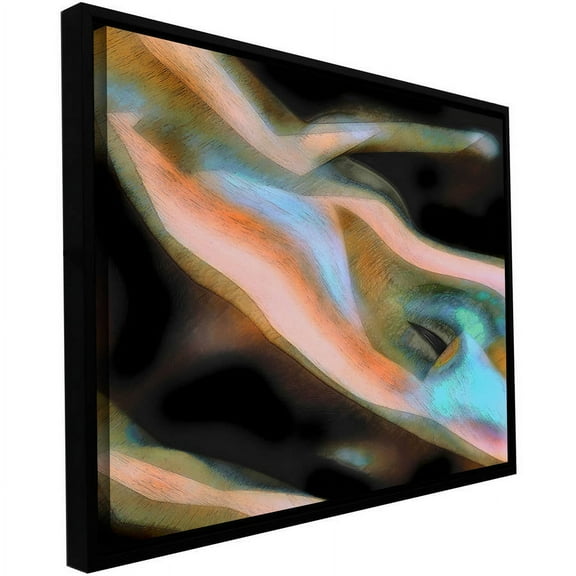 ArtWall Dean Uhlinger "Adj Jazstract" Floater Framed Gallery-Wrapped Canvas